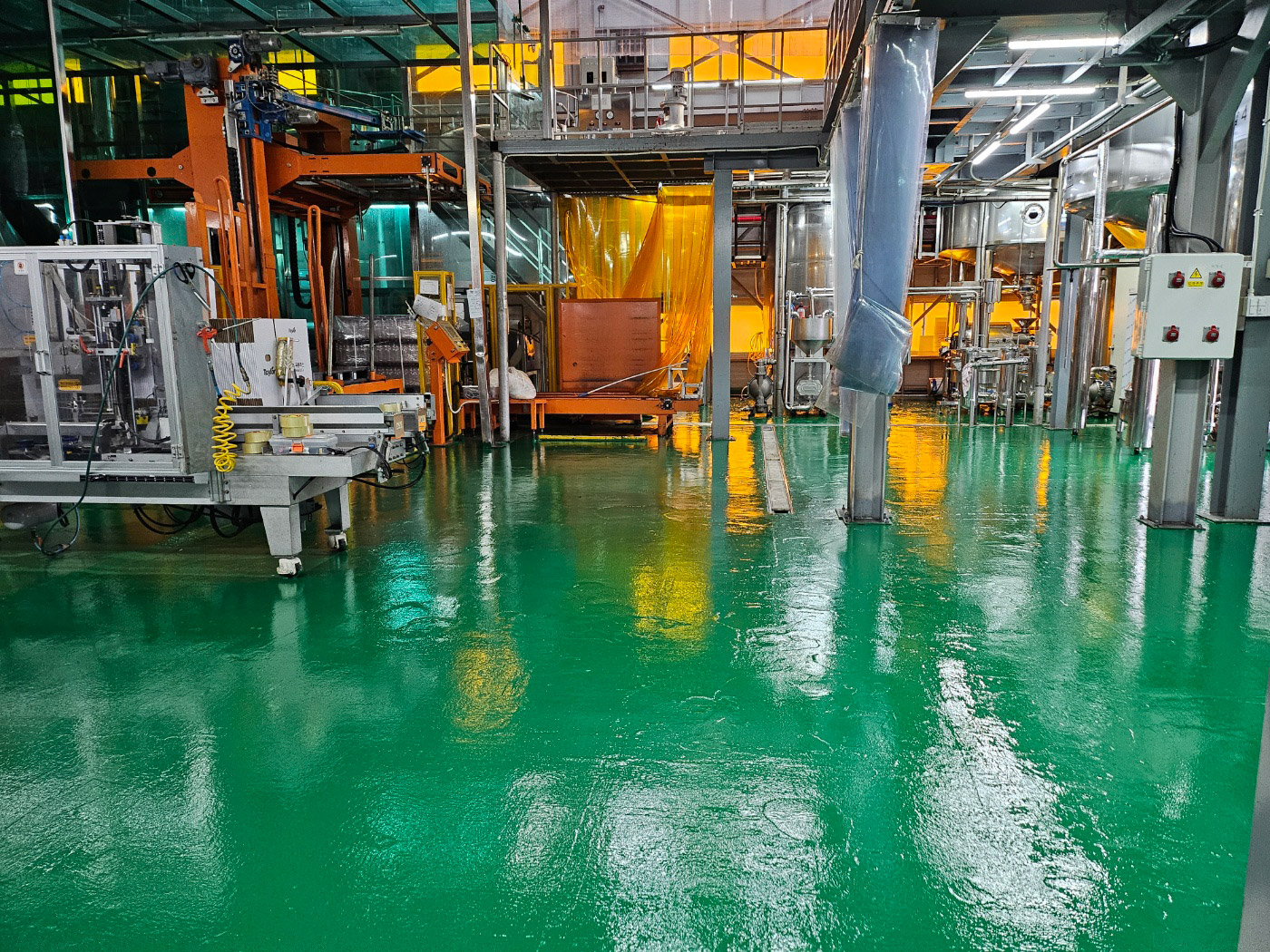 공장 에폭시 작업