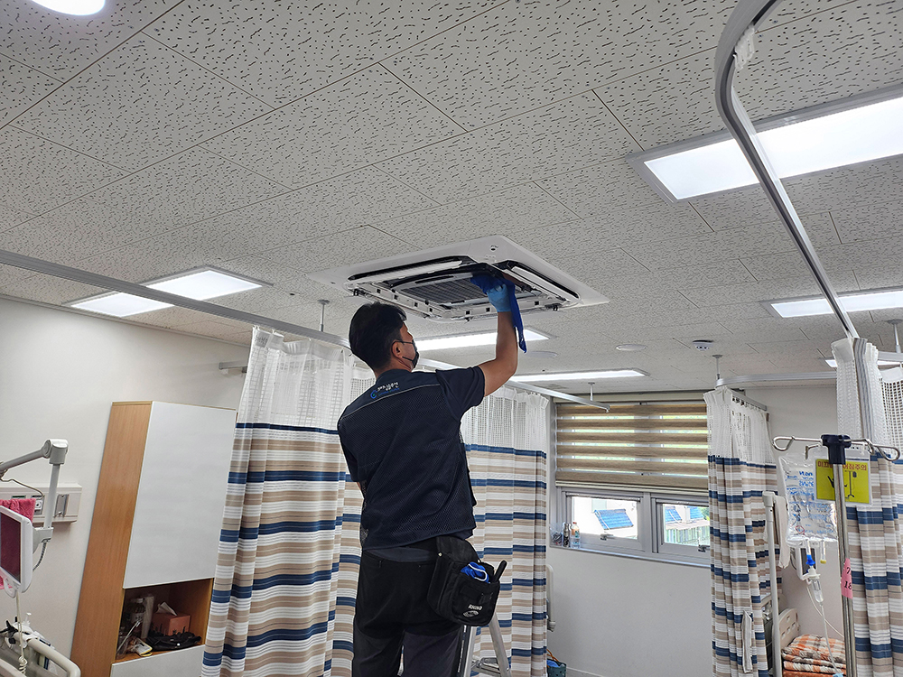 에어컨필터 청소