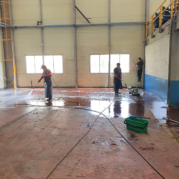 한솔솔루션 특수클리닝 과정