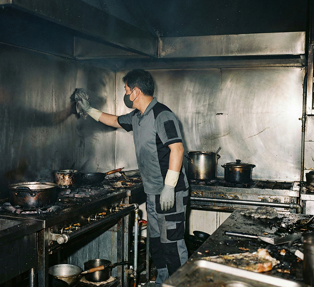 한솔솔루션 특수클리닝 이미지