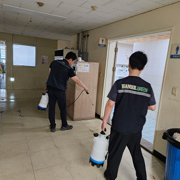 한솔솔루션 건물방역