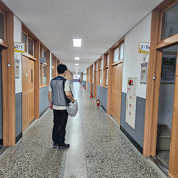 한솔솔루션 학교 살균/소독