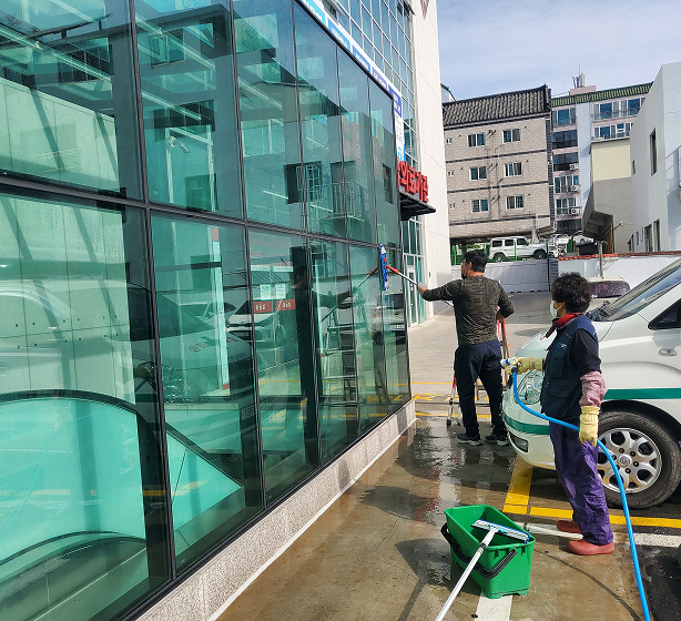 한솔솔루션 특수클리닝 이미지